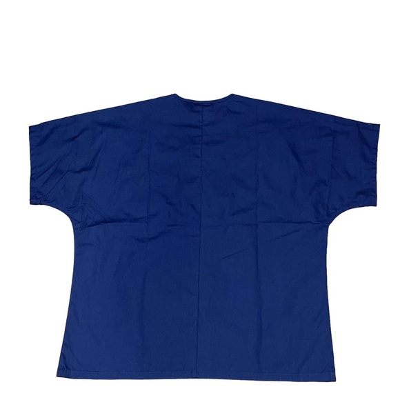 NEW Cherokee Workwear Navy V-neck Scrub Top - Picture 3 of 6